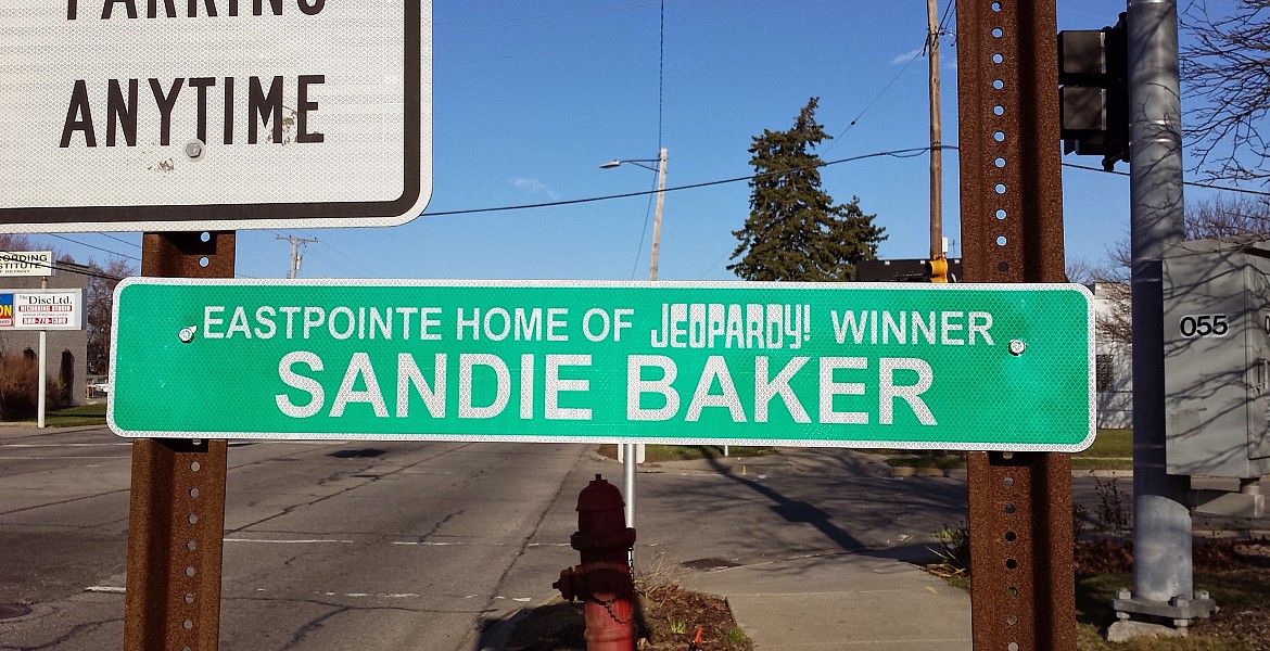 Home of Jeopardy Winner Sandie Baker